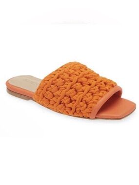 SHEKUDO Amaro Knit Strap Slide Sandal (Women) Size 37 US 7 NWOT/B